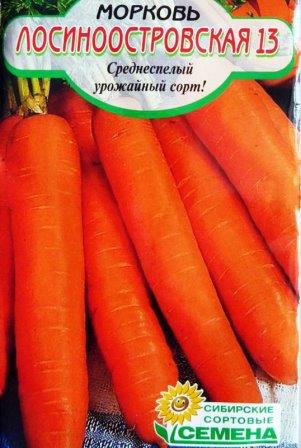 морковь Лосиноостровская 13  фото